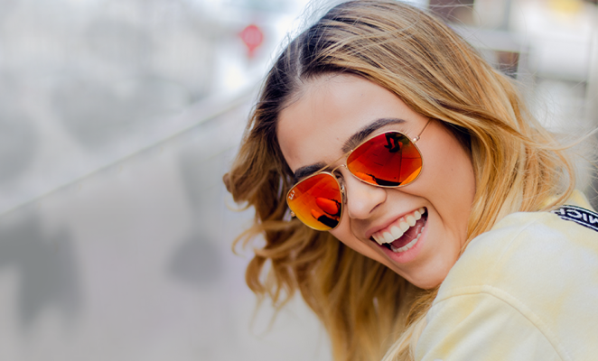 Flash verspiegelte Aviator 